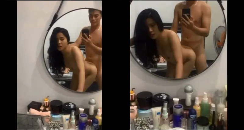 Làm tình học sinh nữ xinh như hoa trước gương