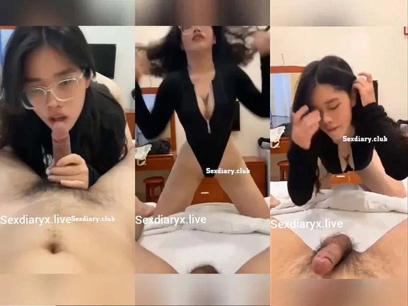 Em rau vú bự kính cận liếm buồi điêu luyện